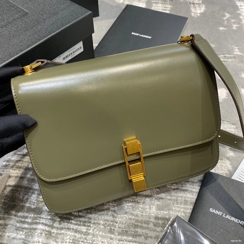 LOULOU LEATHER IN YSL CARRE SATCHEL SMOOTH 0731